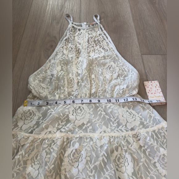 Free People White Lace Backless Dress. 👗 - Picture 7 of 13
